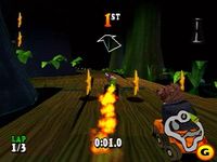 une photo d'Ã©cran de Muppet RaceMania sur Sony Playstation